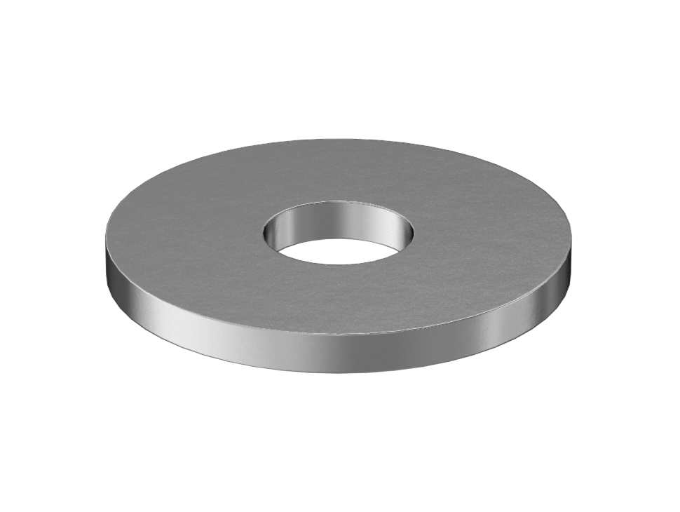 3/8 WIDE FLAT WASHER ZINC-PLATED STEEL